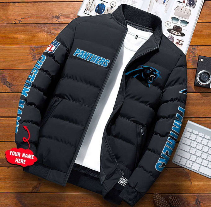 Carolina Panthers Puffer Jacket For Fans PJ001