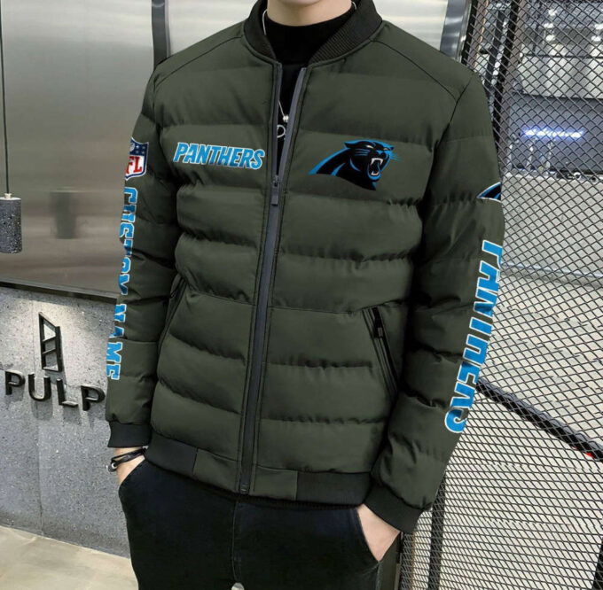 Carolina Panthers Puffer Jacket For Fans PJ001