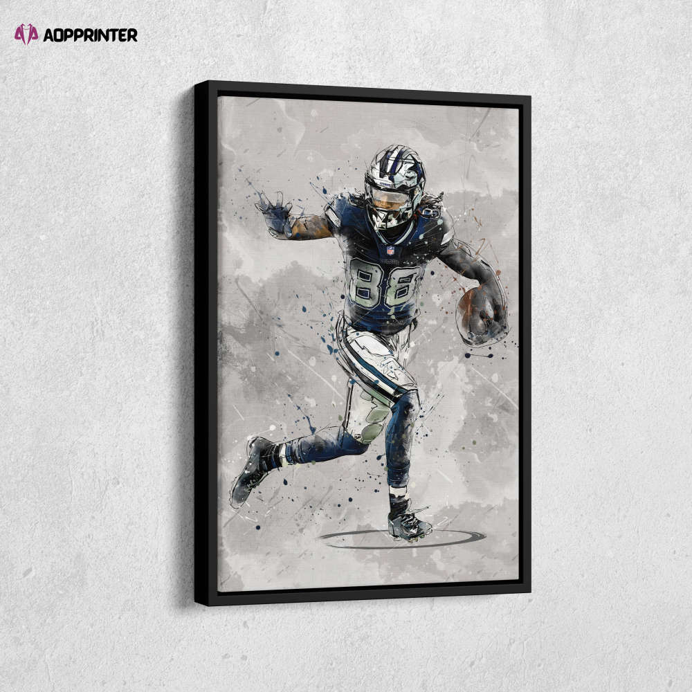CeeDee Lamb Poster Dallas Cowboys NFL Canvas Wall Art Home Decor Framed Poster Man Cave Gift CeeDee Lamb Poster Dallas Cowboys NFL Canvas Wall Art Home Decor Framed Poster Man Cave Gift