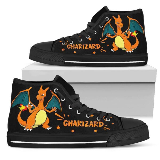 Charizard High Top Shoes Custom For Fans Pokemon