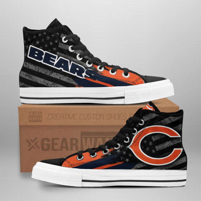Chicago Bears High Top Shoes Custom For Fans