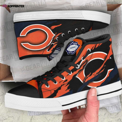 Cart 4 Chicago Bears High Top Shoes Custom For Fans