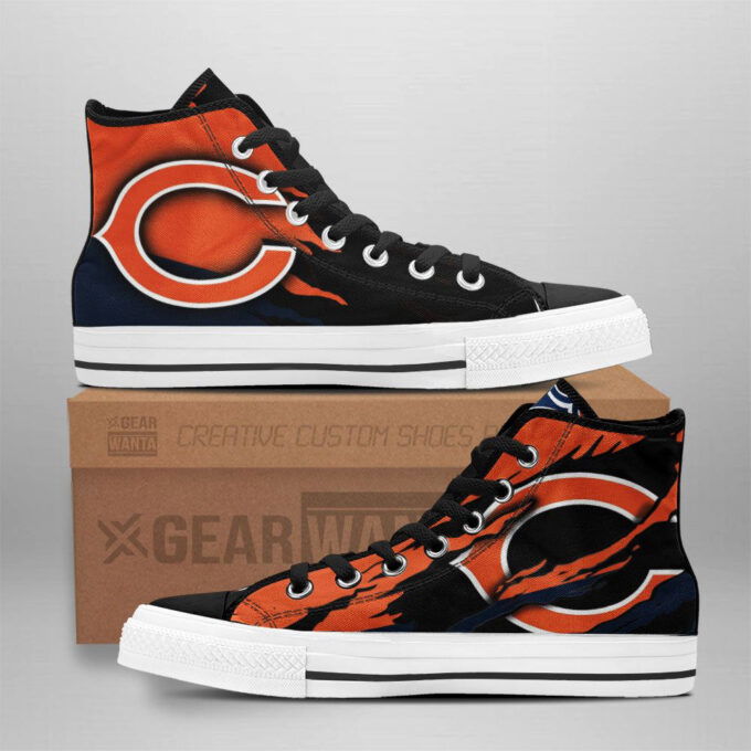 Chicago Bears High Top Shoes Custom For Fans