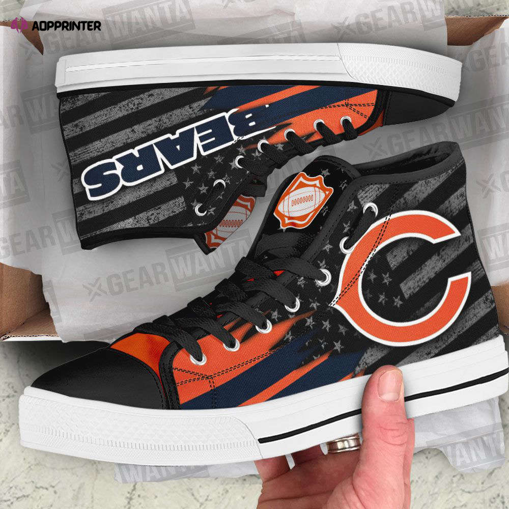 Chicago Bears High Top Shoes Custom For Fans Chicago Bears High Top Shoes Custom For Fans