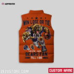 Chicago Bears NFL Sleeveless Puffer Jacket Custom For Fans Gifts