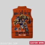 Chicago Bears NFL Sleeveless Puffer Jacket Custom For Fans Gifts