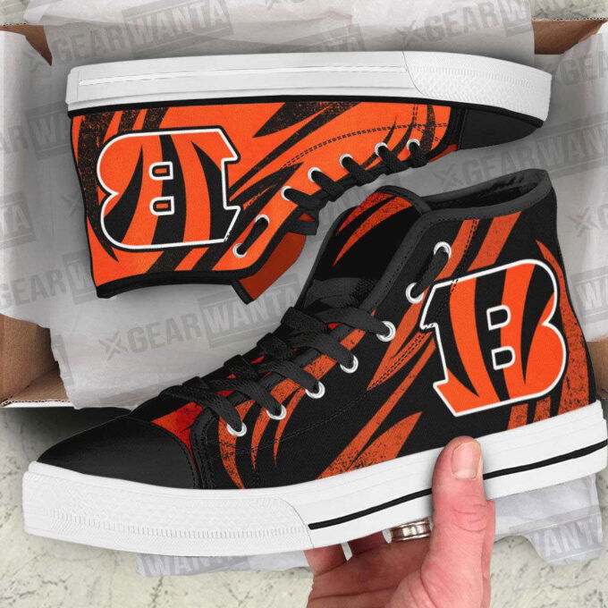 Cincinnati Bengals High Top Shoes Custom For Fans