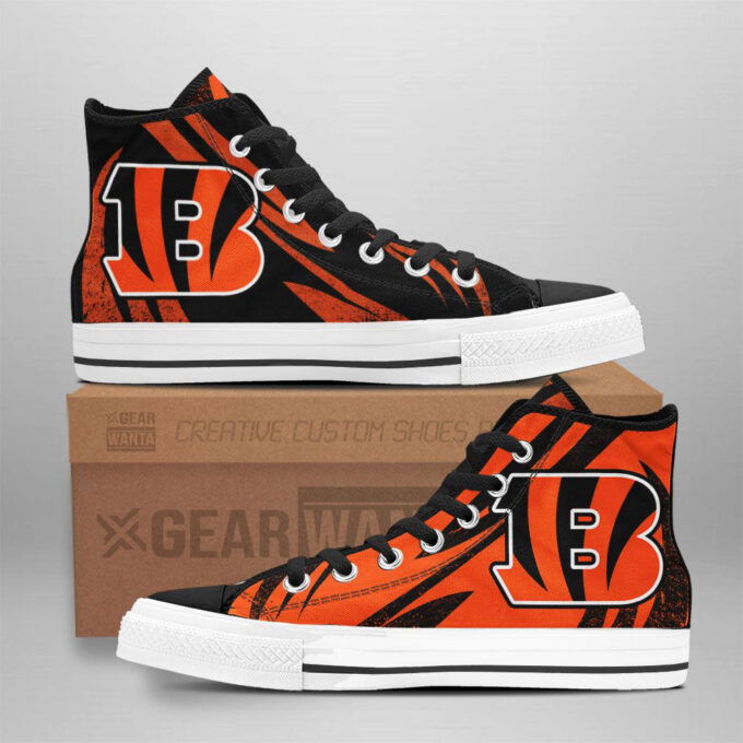 Cincinnati Bengals High Top Shoes Custom For Fans