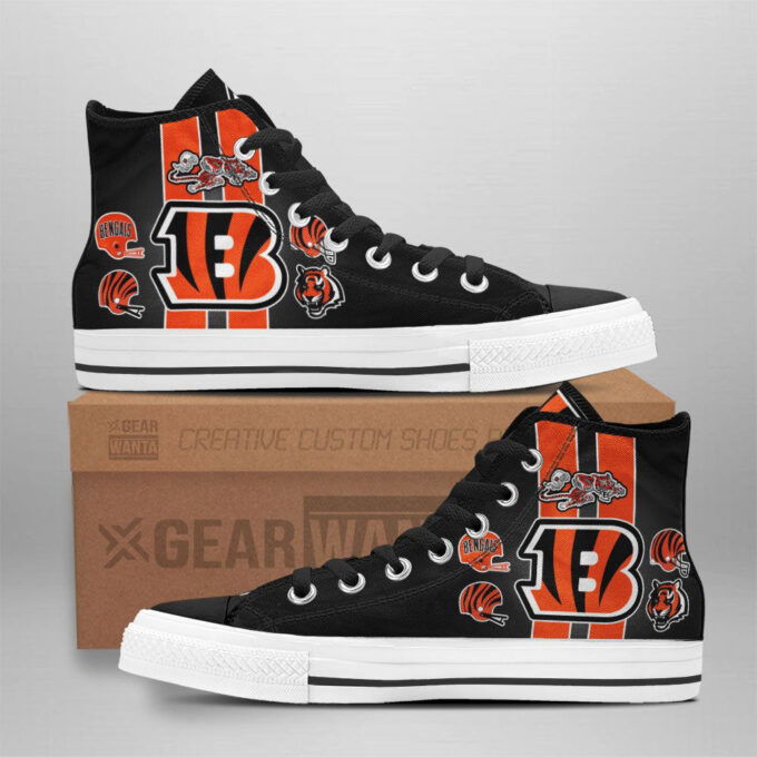 Cincinnati Bengals High Top Shoes Custom For Fans