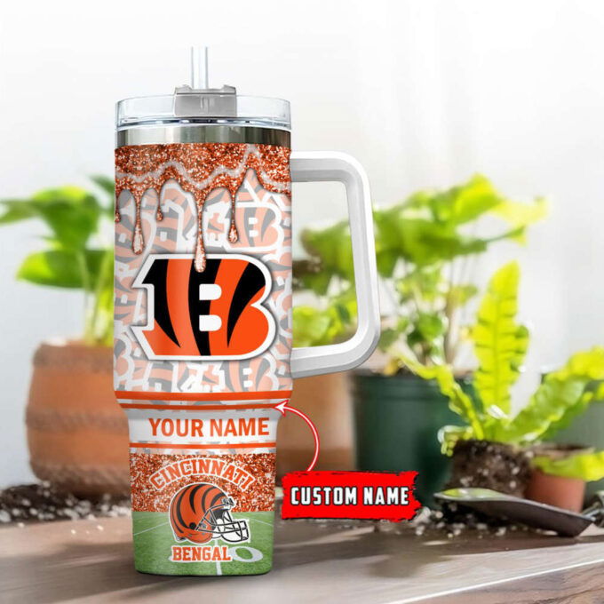 Cincinnati Bengals NFL Personalized Stanley Tumbler 40oz Gift for Fans