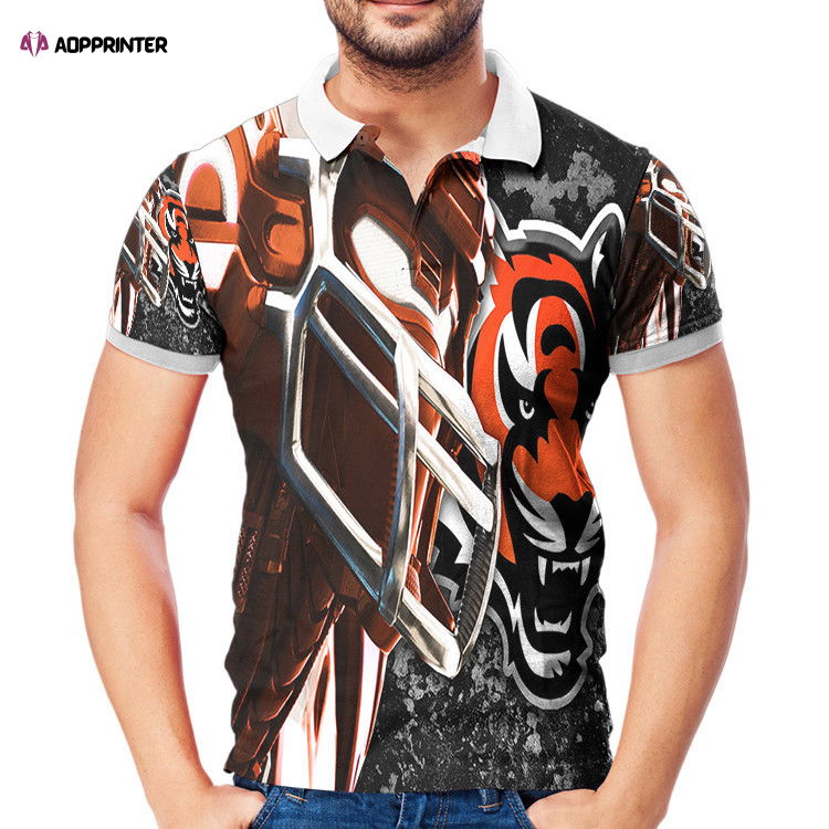 Cincinnati Bengals Player 3D Gift for Fans Polo Shirt Cincinnati Bengals Player 3D Gift for Fans Polo Shirt