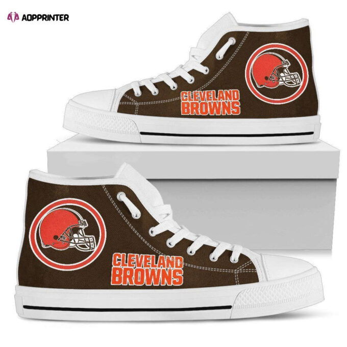 Cleveland Browns NFL Football Custom Canvas High Top Shoes