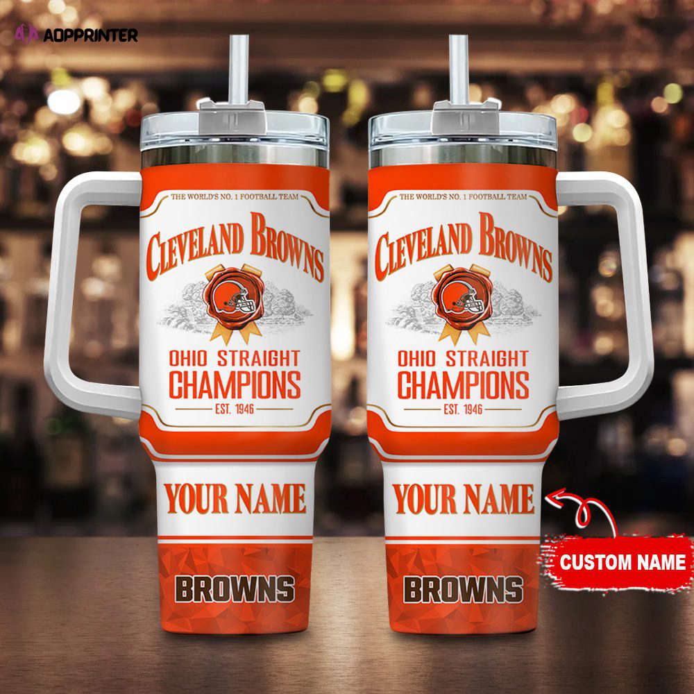 Cleveland Browns Personalized The World’s No 1 Football Team NFL Jim Beam 40oz Stanley Tumbler Gift for Fans Cleveland Browns Personalized The World’s No 1 Football Team NFL Jim Beam 40oz Stanley Tumbler Gift for Fans