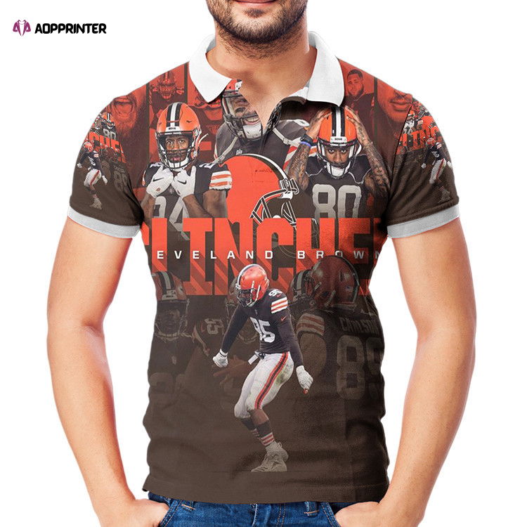 Cleveland Browns Players2 3D Gift for Fans Polo Shirt Cleveland Browns Players2 3D Gift for Fans Polo Shirt
