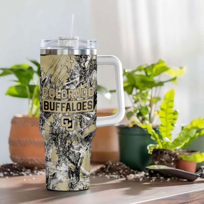 Colorado Buffaloes NCAA Hunting Personalized Stanley Tumbler 40oz Gift for Fans