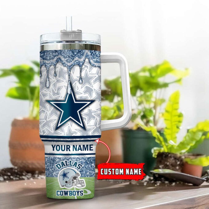 Dallas Cowboys NFL Personalized Stanley Tumbler 40oz Gift for Fans