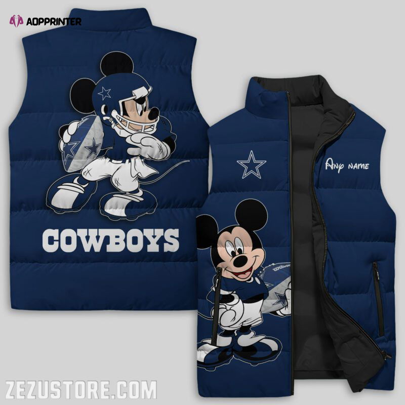Dallas Cowboys NFL Sleeveless Puffer Jacket Custom For Fans Gifts Dallas Cowboys NFL Sleeveless Puffer Jacket Custom For Fans Gifts
