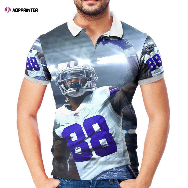 Dallas Cowsboys CeeDee Lamb4 3D Gift for Fans Polo Shirt Dallas Cowsboys CeeDee Lamb4 3D Gift for Fans Polo Shirt