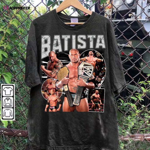 Dave Bautista Shirt - Dave Bautista Sweatshirt - American Professional Wrestler TeeUnisex Shirt
