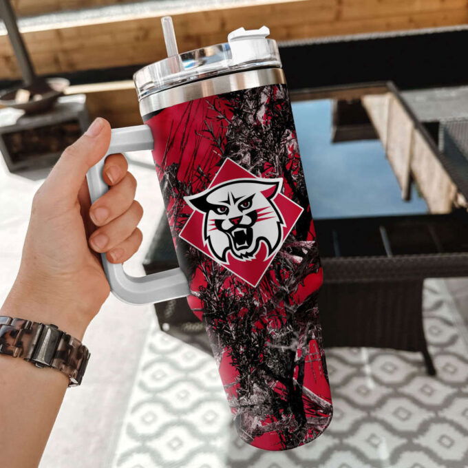 Davidson Wildcats NCAA Hunting Personalized Stanley Tumbler 40oz Gift for Fans