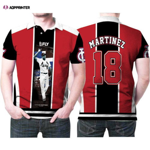 Design St Louis Cardinals Carlos Martinez 18 Legend Player Baseball Team Carlos Martinez Lovers Polo Shirt