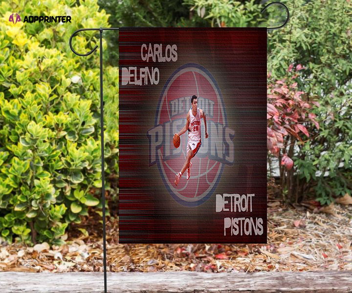 Detroit Pistons Carlos Delfino1 Double Sided Printing Garden Flag Home Decor Gifts Detroit Pistons Carlos Delfino1 Double Sided Printing Garden Flag Home Decor Gifts