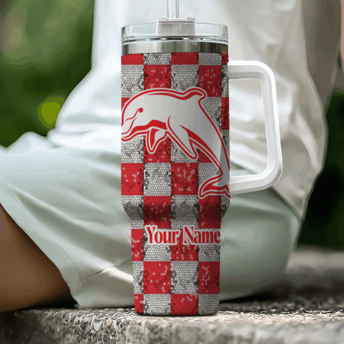Dolphins NRL Personalized Stanley Tumbler 40oz Gift for Fans