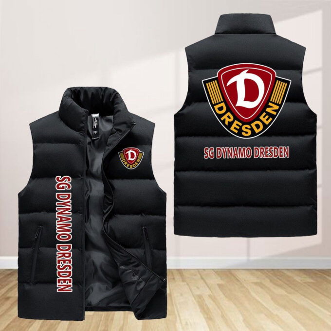 Dynamo Dresden Sleeveless Puffer Jacket Custom For Fans Gifts