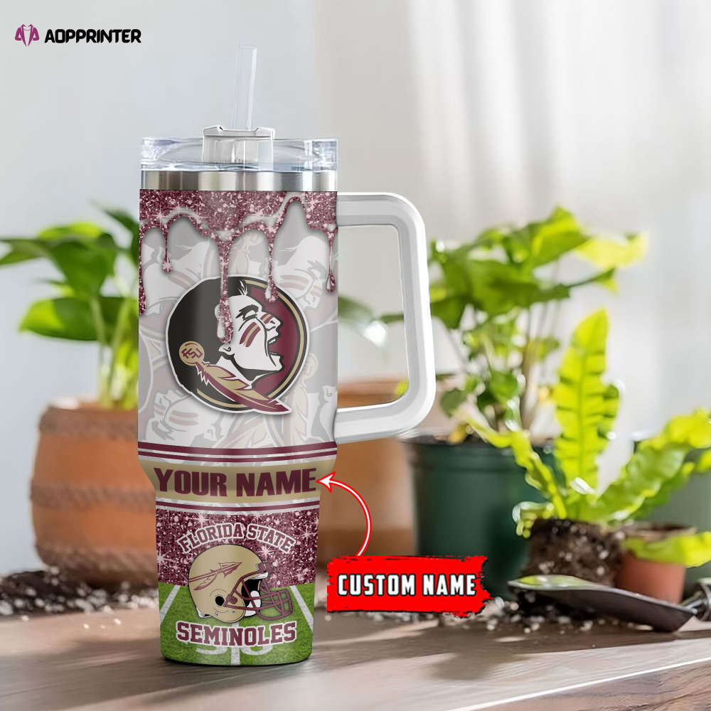 Florida State Seminoles NCAA Personalized Stanley Tumbler 40oz Gift for Fans Florida State Seminoles NCAA Personalized Stanley Tumbler 40oz Gift for Fans
