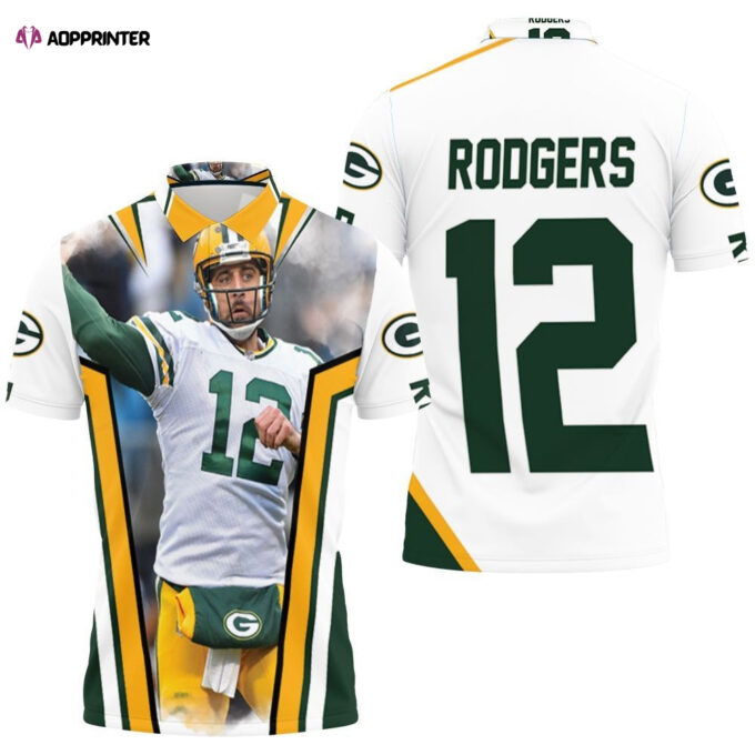 Green Bay Packer Aaron Rodgers Legendary Polo Shirt Gift for Fans Shirt 3d T-shirt