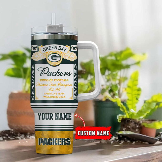 Green Bay Packers NFL Kings Of Football Personalized Stanley Tumbler 40oz Gift for Fans