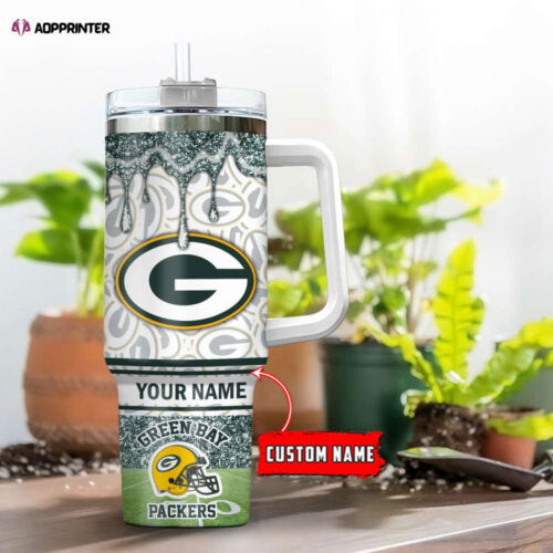 Cart 3 Green Bay Packers NFL Personalized Stanley Tumbler 40oz Gift for Fans