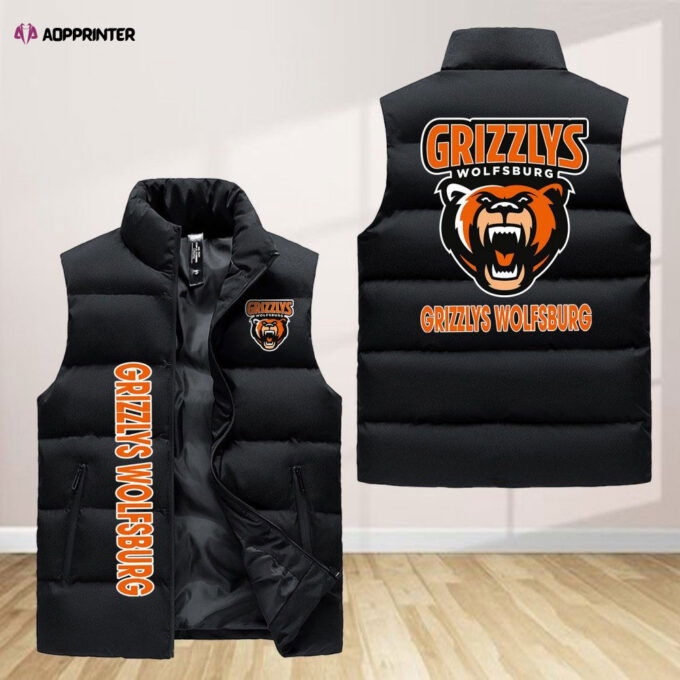 Grizzlys Wolfsburg Sleeveless Puffer Jacket Custom For Fans Gifts