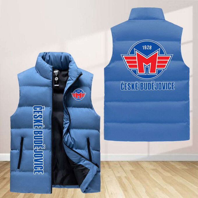 Hc Motor Ceske Budejovice Sleeveless Puffer Jacket Custom For Fans Gifts