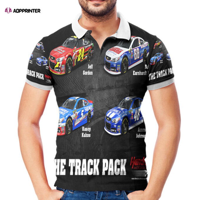 Hendrick Motorsports Car5 3D Gift for Fans Polo Shirt