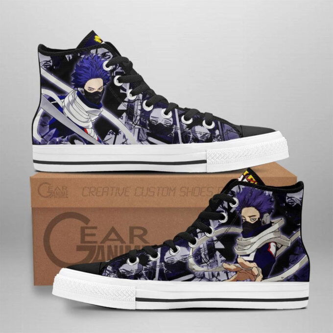 Hitoshi Shinso High Top Shoes Custom My Hero Academia Anime For Fans