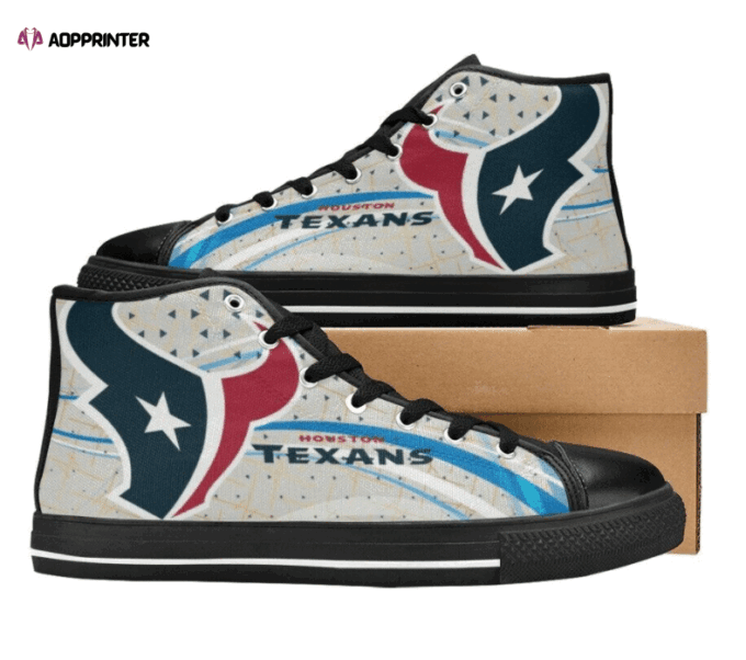Houston Texans NFL Football Custom Canvas High Top Shoes