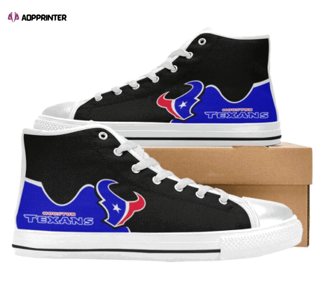 Houston Texans NFL Football Custom Canvas High Top Shoes