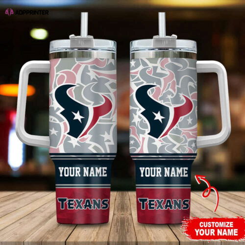 Cart 3 Houston Texans NFL Stanley Tumbler 40oz Gift for Fans