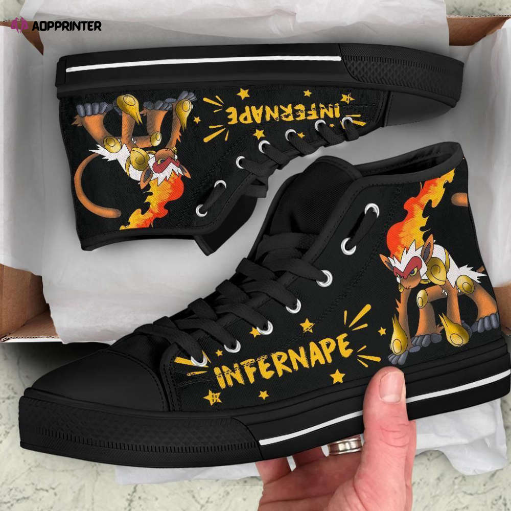 Infernape High Top Shoes Custom For Fans Pokemon Infernape High Top Shoes Custom For Fans Pokemon