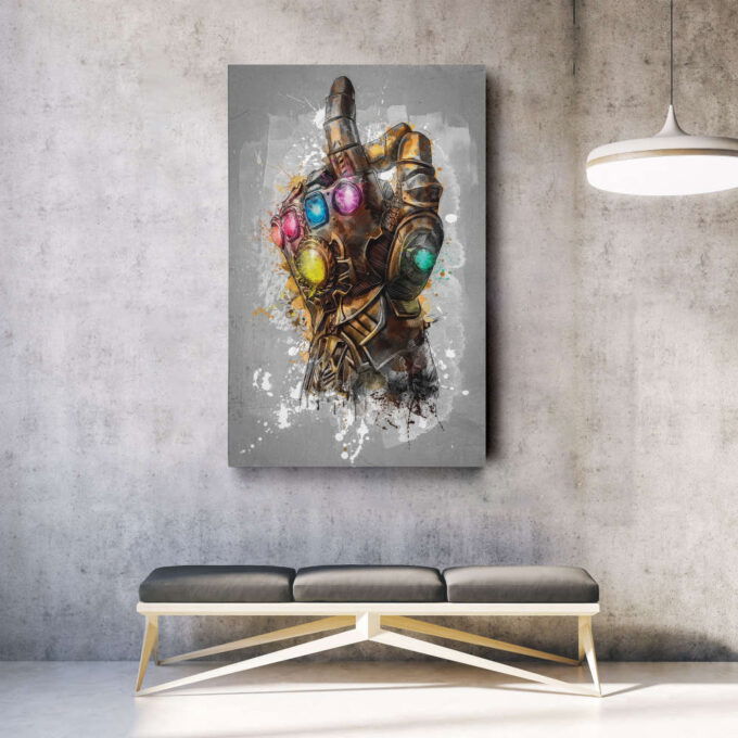 Infinity Gauntlet Poster Marvel Comics Framed Wall Art Home Decor Canvas Print Artwork