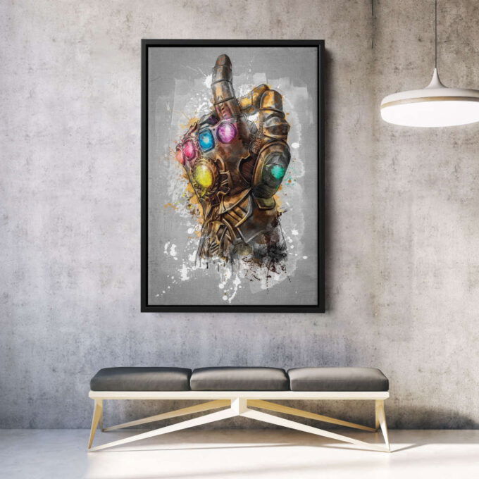 Infinity Gauntlet Poster Marvel Comics Framed Wall Art Home Decor Canvas Print Artwork