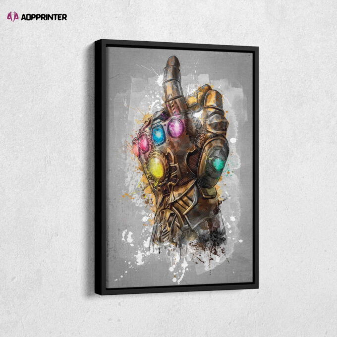 Infinity Gauntlet Poster Marvel Comics Framed Wall Art Home Decor Canvas Print Artwork