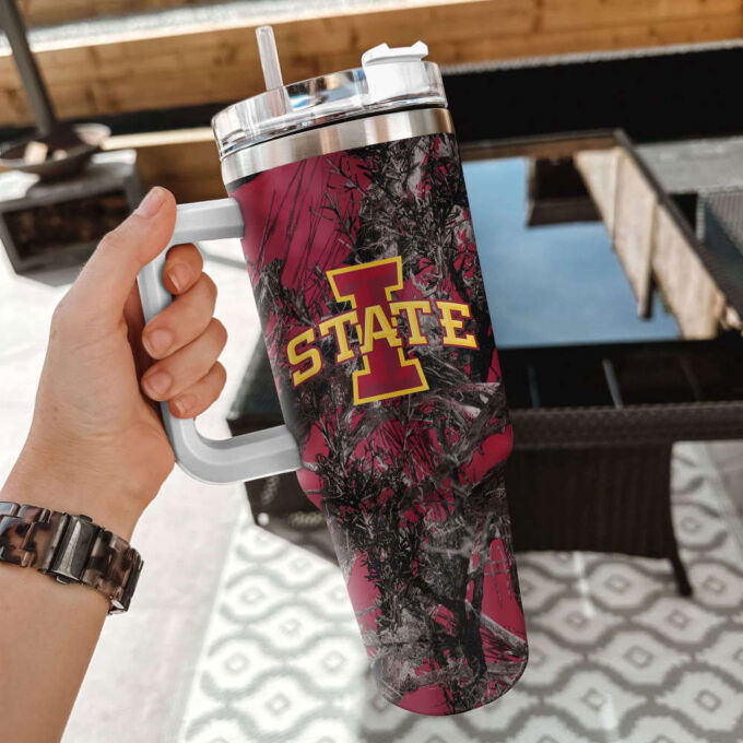 Iowa State Cyclones NCAA Hunting Personalized Stanley Tumbler 40oz Gift for Fans