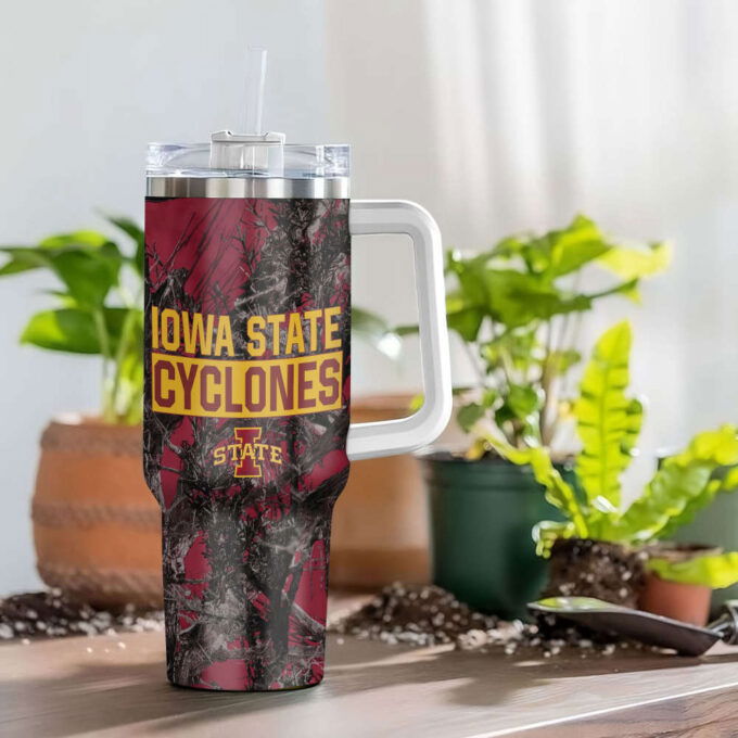 Iowa State Cyclones NCAA Hunting Personalized Stanley Tumbler 40oz Gift for Fans