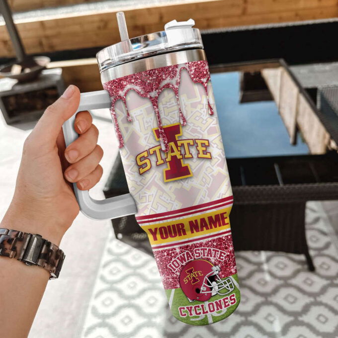 Iowa State Cyclones NCAA Personalized Stanley Tumbler 40oz Gift for Fans