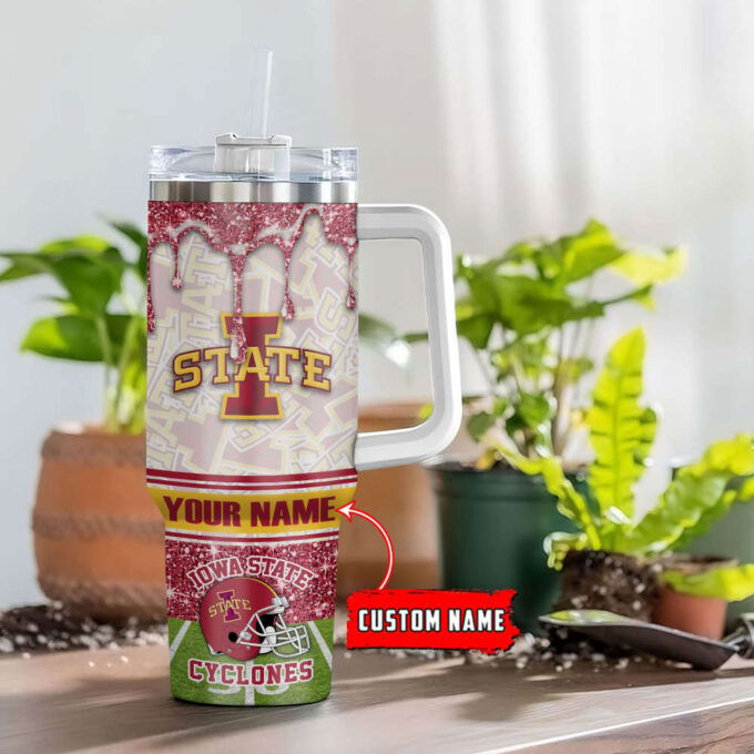 Iowa State Cyclones NCAA Personalized Stanley Tumbler 40oz Gift for Fans