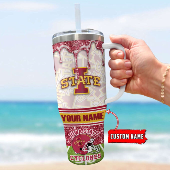 Iowa State Cyclones NCAA Personalized Stanley Tumbler 40oz Gift for Fans