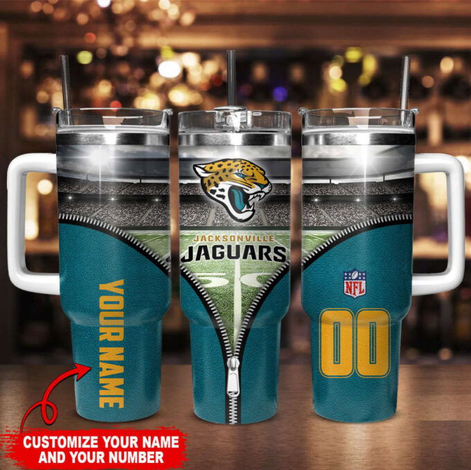 Jacksonville Jaguars NFL 40oz Stanley Tumbler Gift for Fans
