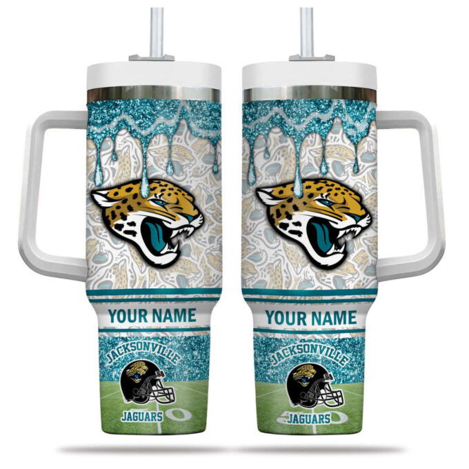 Jacksonville Jaguars NFL Personalized Stanley Tumbler 40oz Gift for Fans
